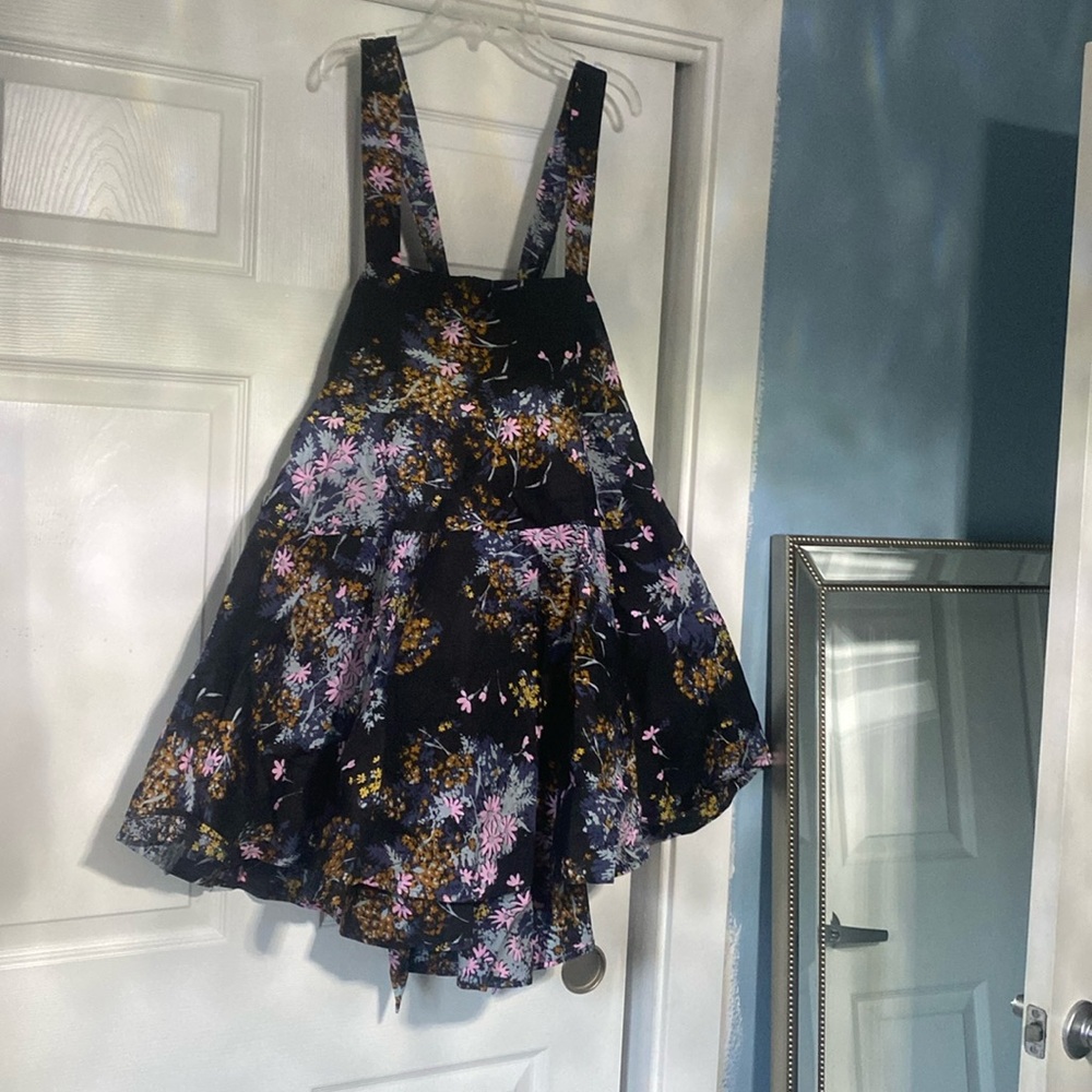 Free people lots of stretch a-line floral dress